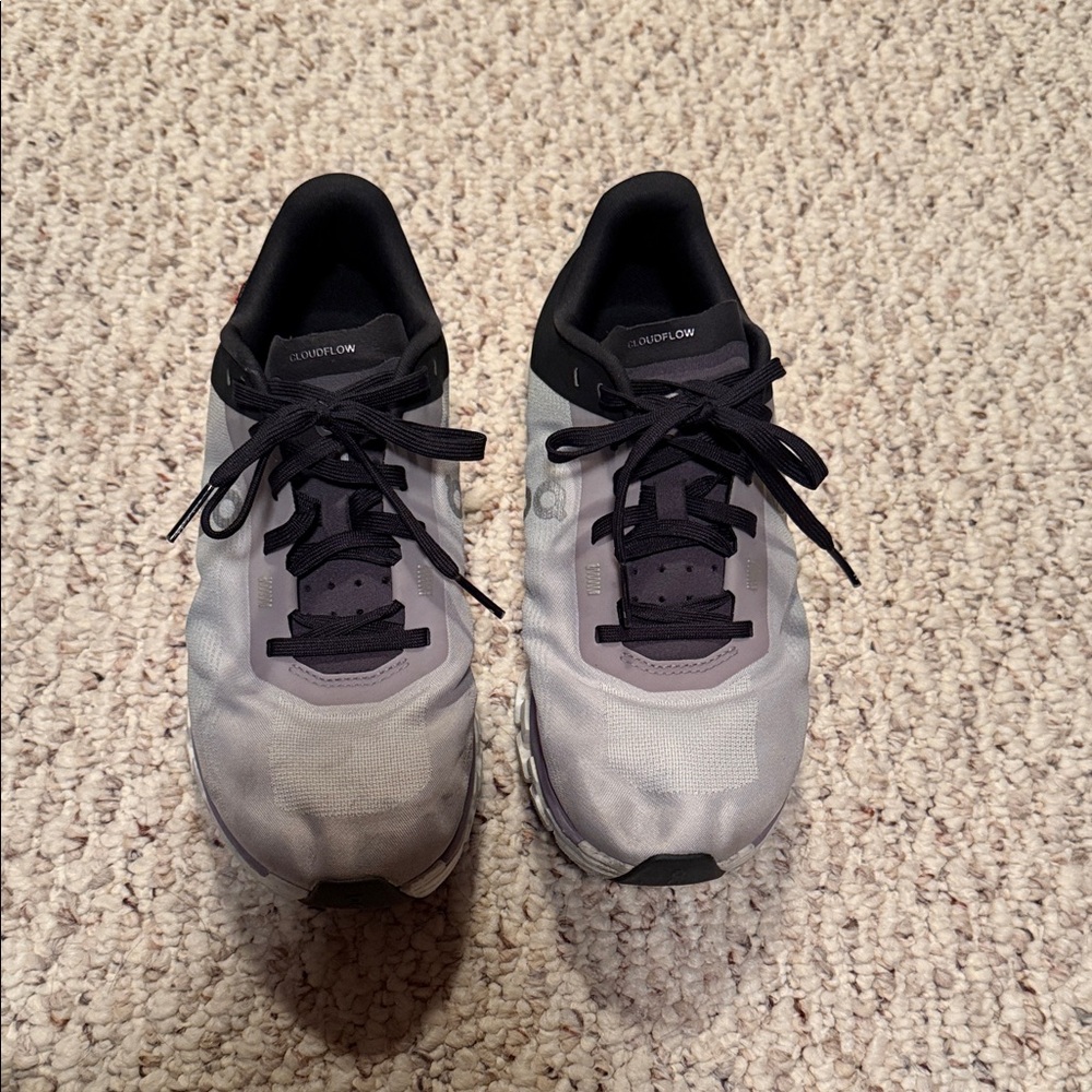 On Running Teal and Purple Athletic Shoes